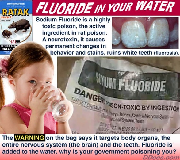 Fluoride is Poison Stop Drinking it! Stop buying