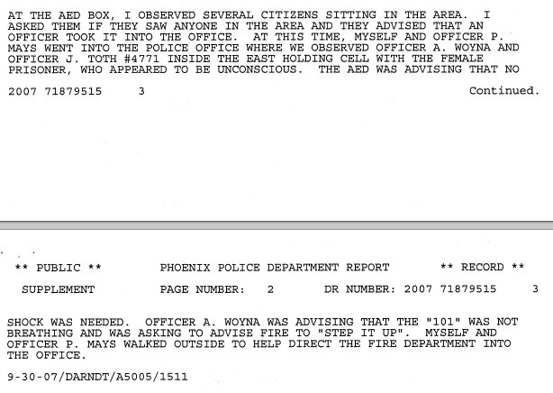 More On Carol Gotbaum's Death In Police Custody - COPS OUT OF CONTROL