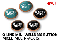 Q-Link Mini - Black/Teal 5 Pk